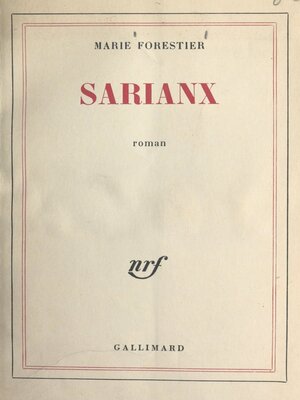 cover image of Sarianx